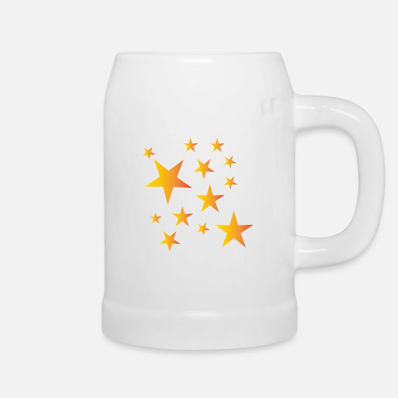 Stelle - Boccale per birra - bianco