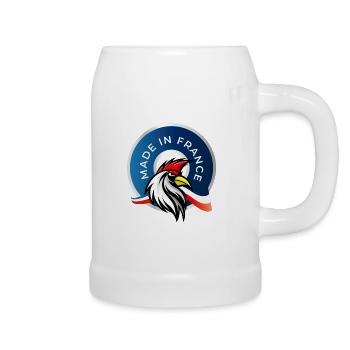 MADE IN FRANCE - Chope en céramique - blanc - Droite