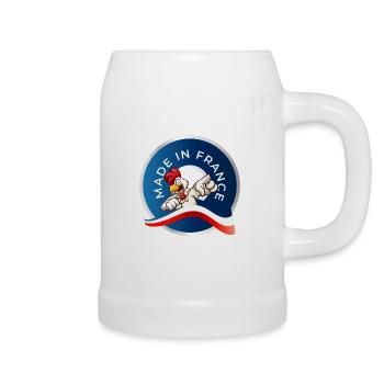 MADE IN FRANCE - Chope en céramique - blanc - Droite