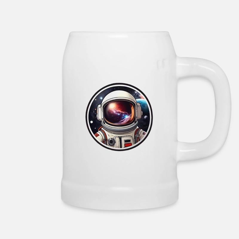 Mode & plus « Astronaute dans l’espace » 👩 🚀☄ - Chope en céramique - blanc
