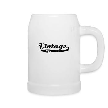 Vintage 1976 - Beer Mug - white - Right