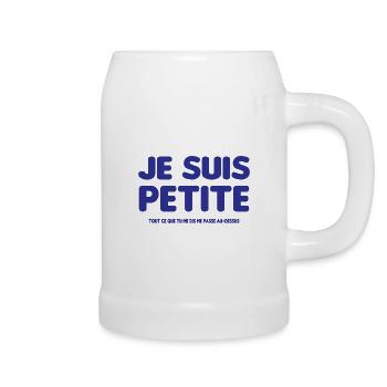 Je suis petite - Chope en céramique - blanc - Droite