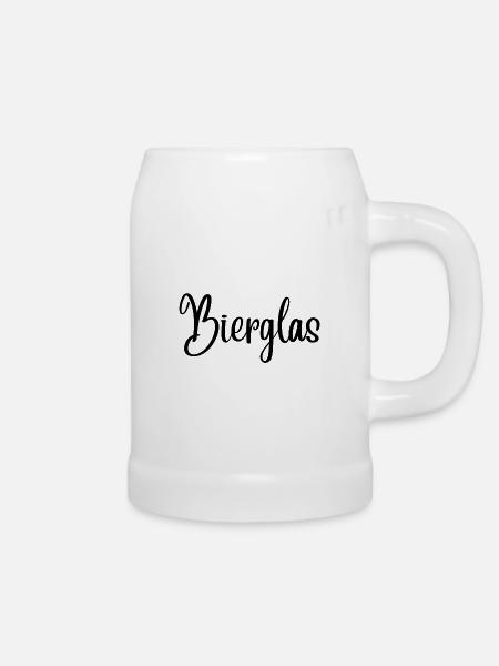 Bierglas - Bierkrug - Weiß