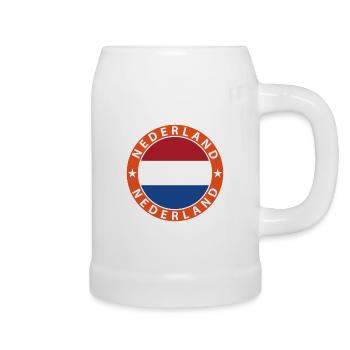 Niederlande - Bierkrug - Weiß - Rechts