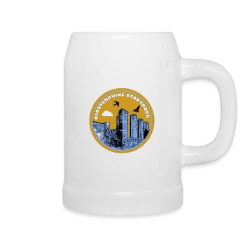 Ostthüringen Merch - Klosterruine Stadtroda - Bierkrug - Weiß - Rechts