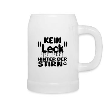 nicht viel blöde - Bierkrug - Weiß - Rechts