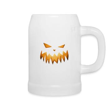 costume pour halloween, monstre - Chope en céramique - blanc - Droite
