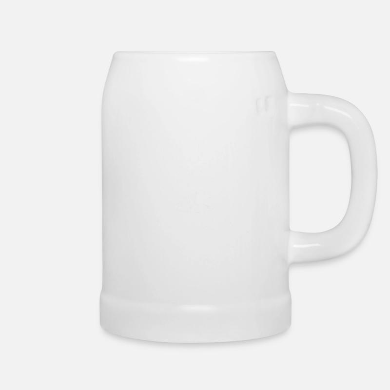 Einmal ein Camper immer ein Camper | Geschenkidee - Bierkrug - Weiß