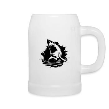 Shark - Beer Mug - white - Right