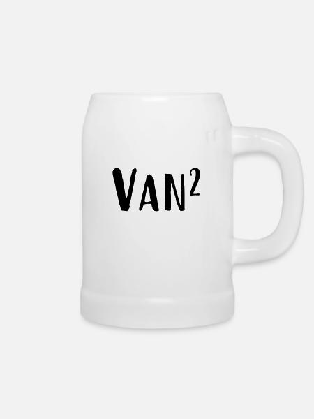 VAN² - Bierkrug - Weiß