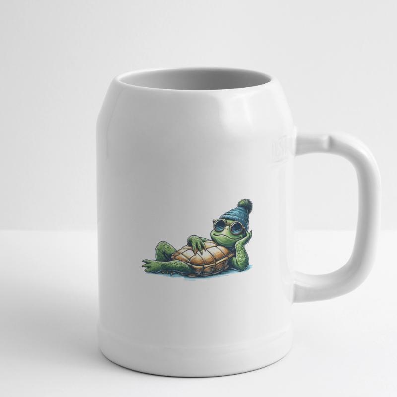 Chill Toad Turtle Cool Chill Gift Beer Mug