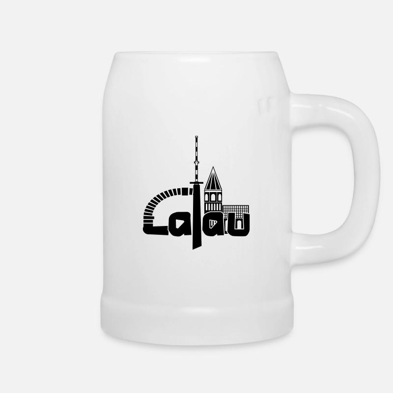 059 - Calau - CA - OSL - Lausitz - Bierkrug - Weiß
