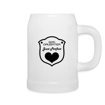 Goddaughter God Daughter Patentochter Filleule - Beer Mug - white - Right