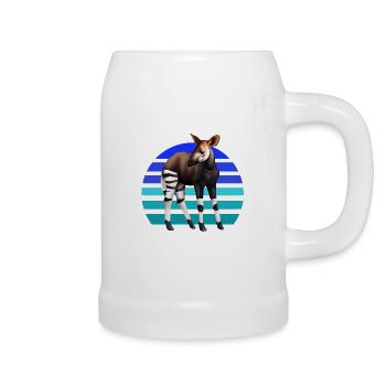 Sweet Okapi - Beer Mug - white - Right