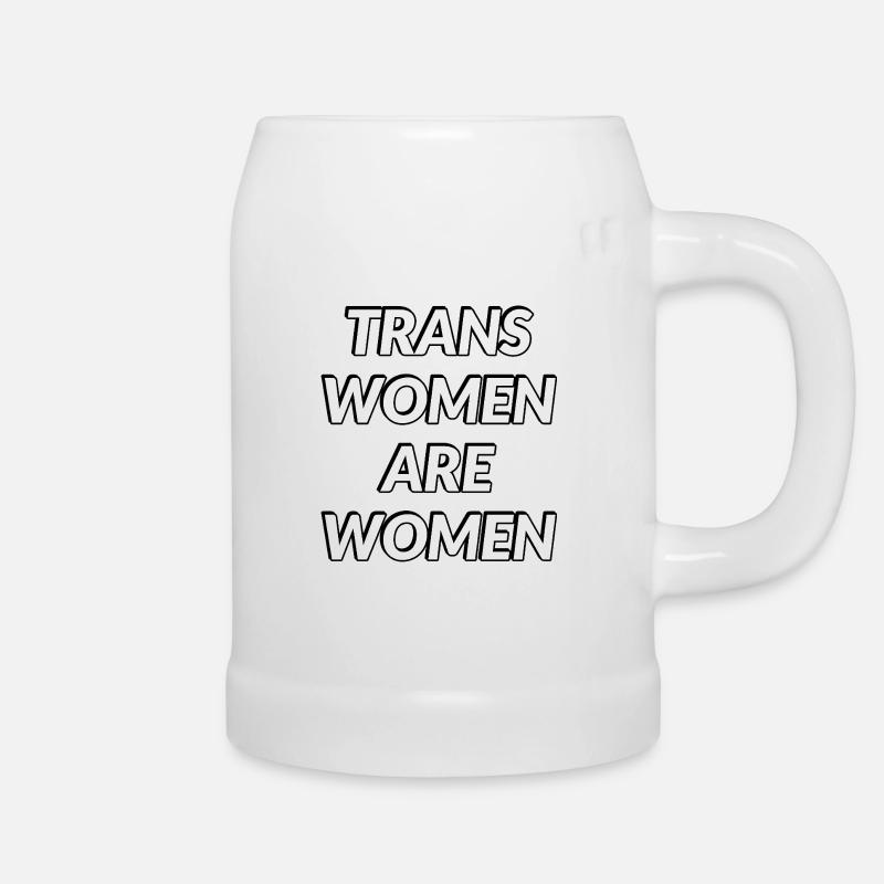 Transfrauen sind Frauen - Bierkrug - Weiß