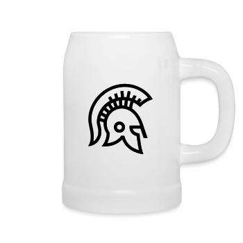spartan - Chope en céramique - blanc - Droite