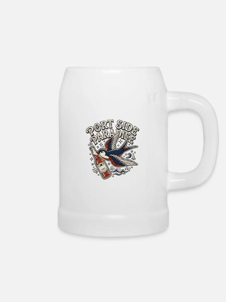 Beer Bird - Bierkrug - Weiß