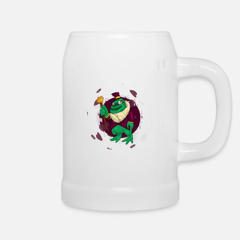 Alfrog - Bierkrug - Weiß