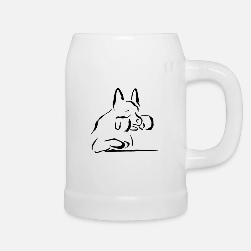collection - Chope en céramique - blanc