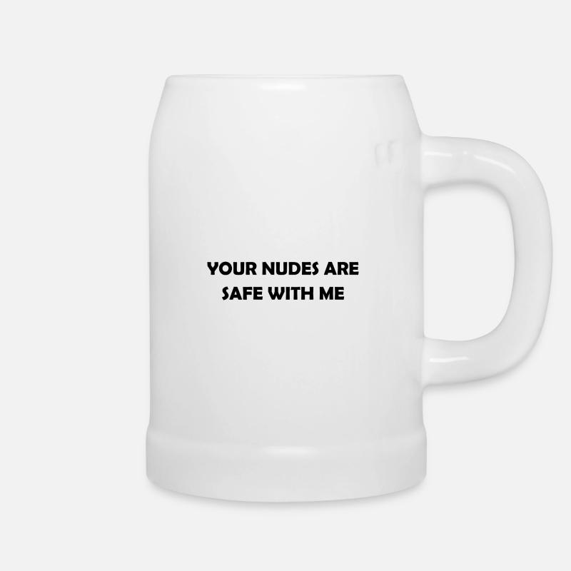 Trust Me, I Delete Nothing - Beer Mug - white