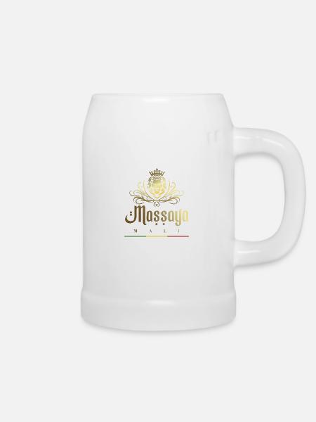 Massaya - MALI - Bierkrug - Weiß