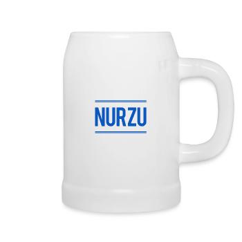 trau dich - Bierkrug - Weiß - Rechts