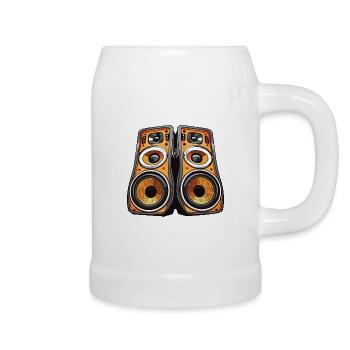 Music Boxes Bass - Beer Mug - white - Right