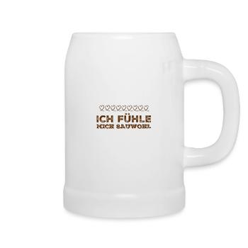 I am well - Beer Mug - white - Right