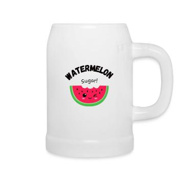 Watermelon sugar! - Bierkrug - Weiß - Rechts