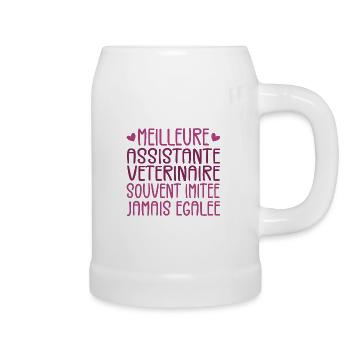 Souvent imitée Meilleure assistante vétérinaire - Chope en céramique - blanc - Droite