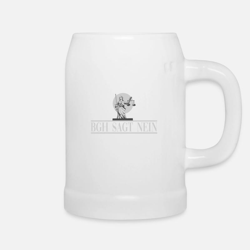 BGH Sagt Nein - Bierkrug - Weiß