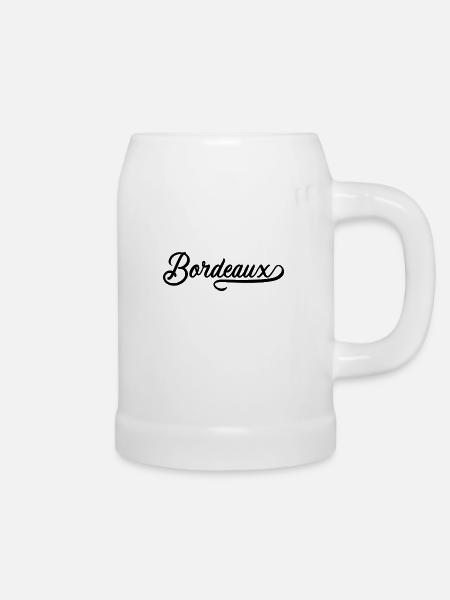 Jahrgang Bordeaux - Bierkrug - Weiß