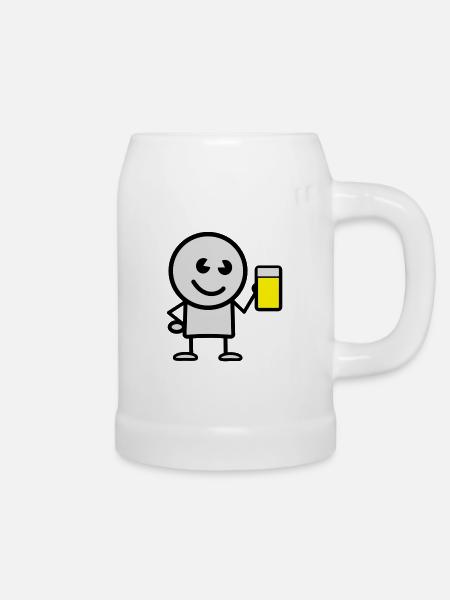 drink - Bierkrug - Weiß