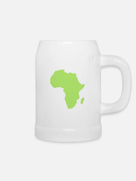 Africa - Bierkrug - Weiß