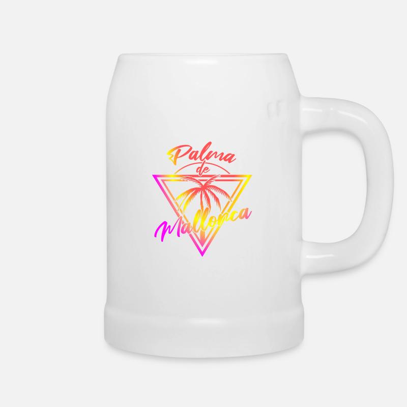 Palma de Mallorca - Bierkrug - Weiß