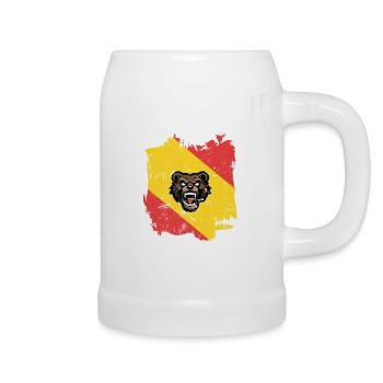 Bern Wappen - Für Berner und alle, die Bern lieben - Bierkrug - Weiß - Rechts