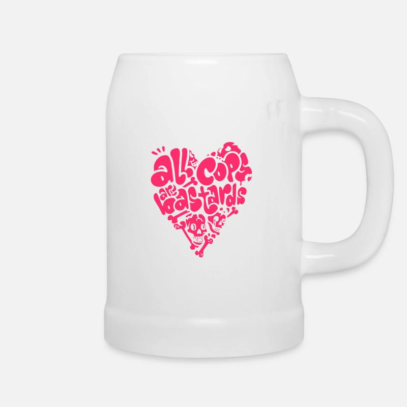 ACAB - Bierkrug - Weiß