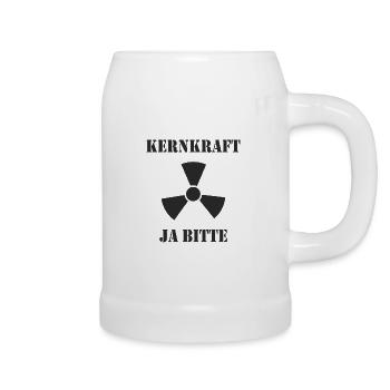 Kernkraft, Ja bitte - Bierkrug - Weiß - Rechts