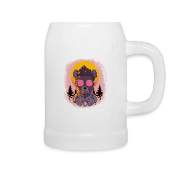 jokes funny funny quote statement mammal cool - Bierkrug - Weiß - Rechts