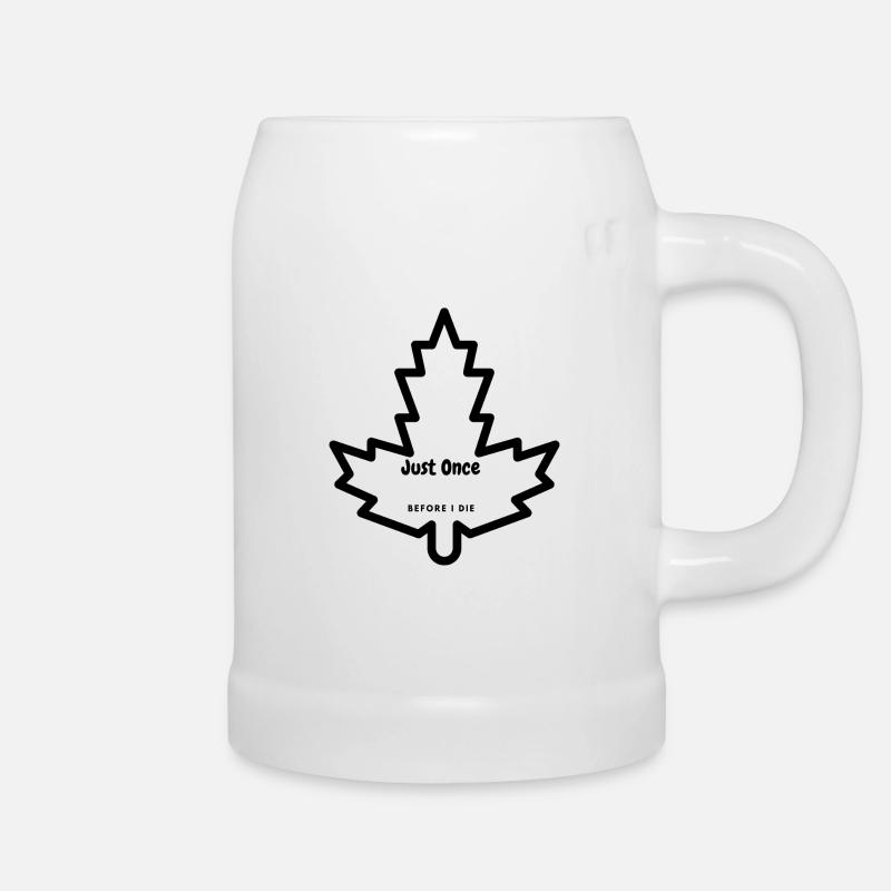 Maple Leafs "Just Once" Dark - Beer Mug - white