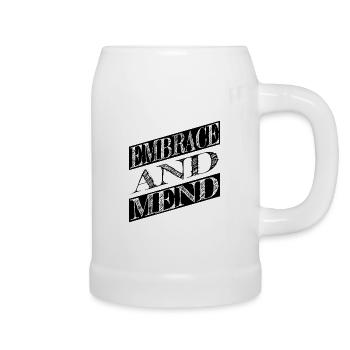 supportive relationships birthday present idea - Beer Mug - white - Right