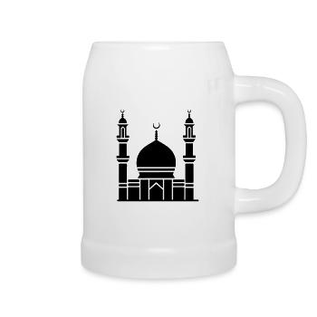 Moschee - Bierkrug - Weiß - Rechts
