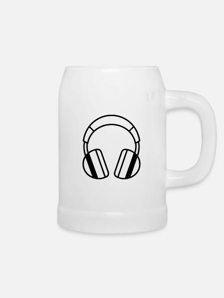 Gaming-Headset - Bierkrug - Weiß