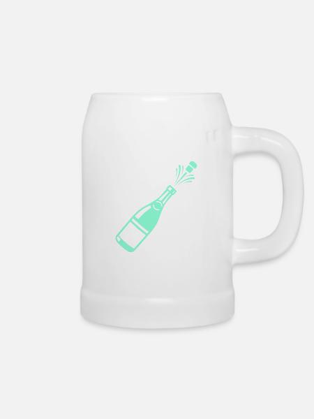 Champangner - Bierkrug - Weiß