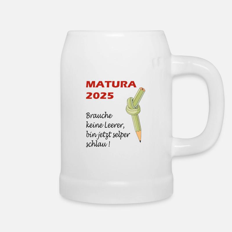 MATURA 2025 - Beer Mug - white