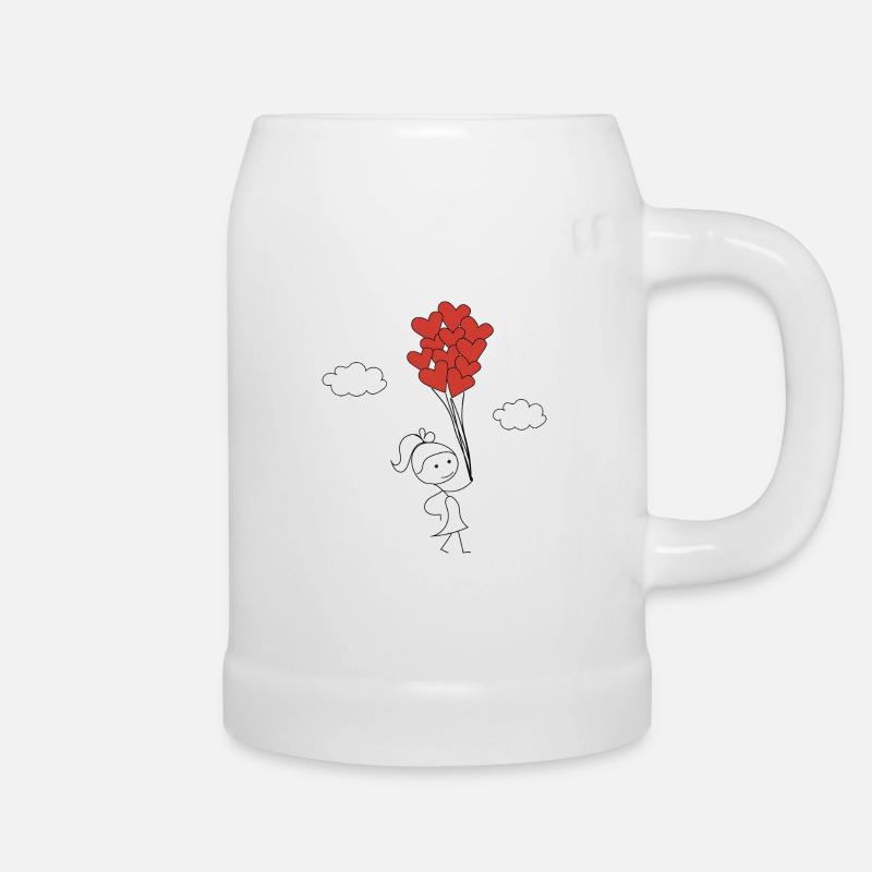 Süßes Mädchen - Bierkrug - Weiß