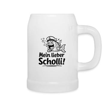 My dear Scholli - Beer Mug - white - Right