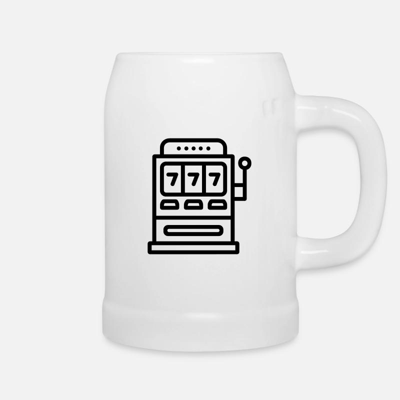 casino - Beer Mug - white
