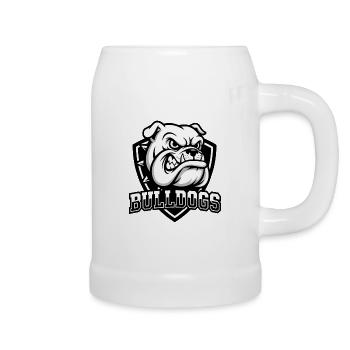 Bulldog Fury Crest Tee - Beer Mug - white - Right