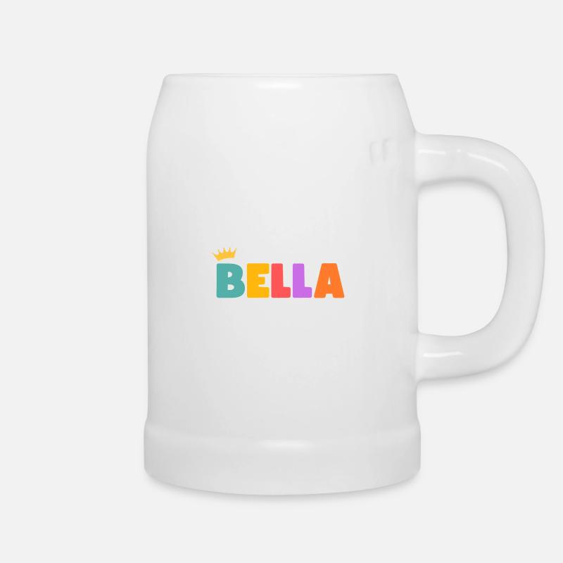 Bella! Customizable - Beer Mug - white